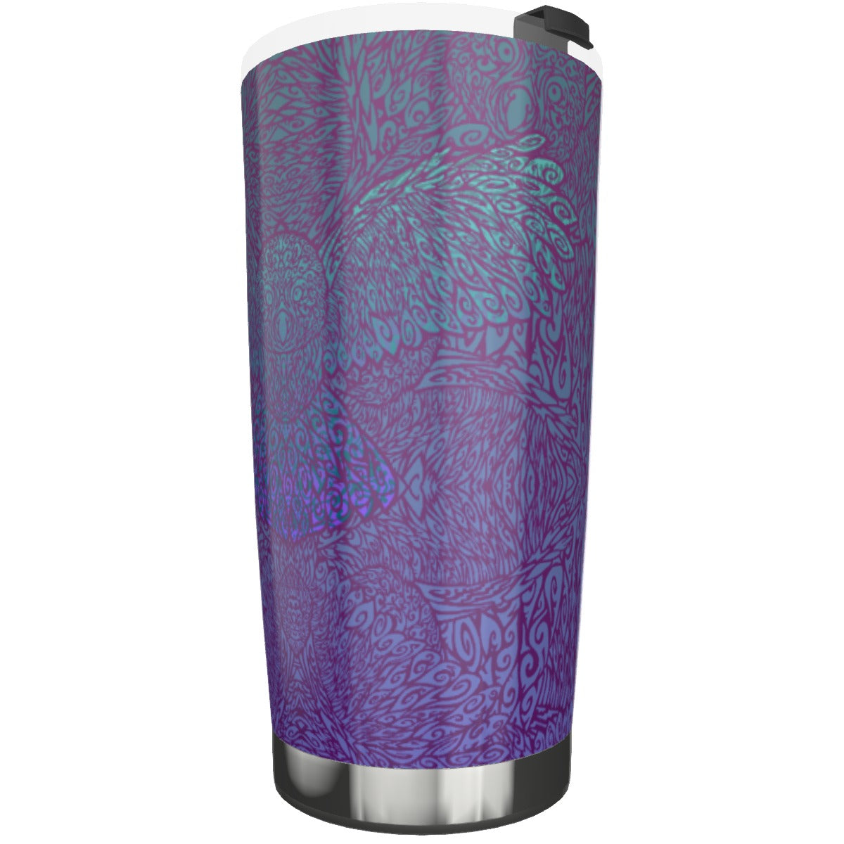 Violet Owl Stainless Steel Tumbler 20oz