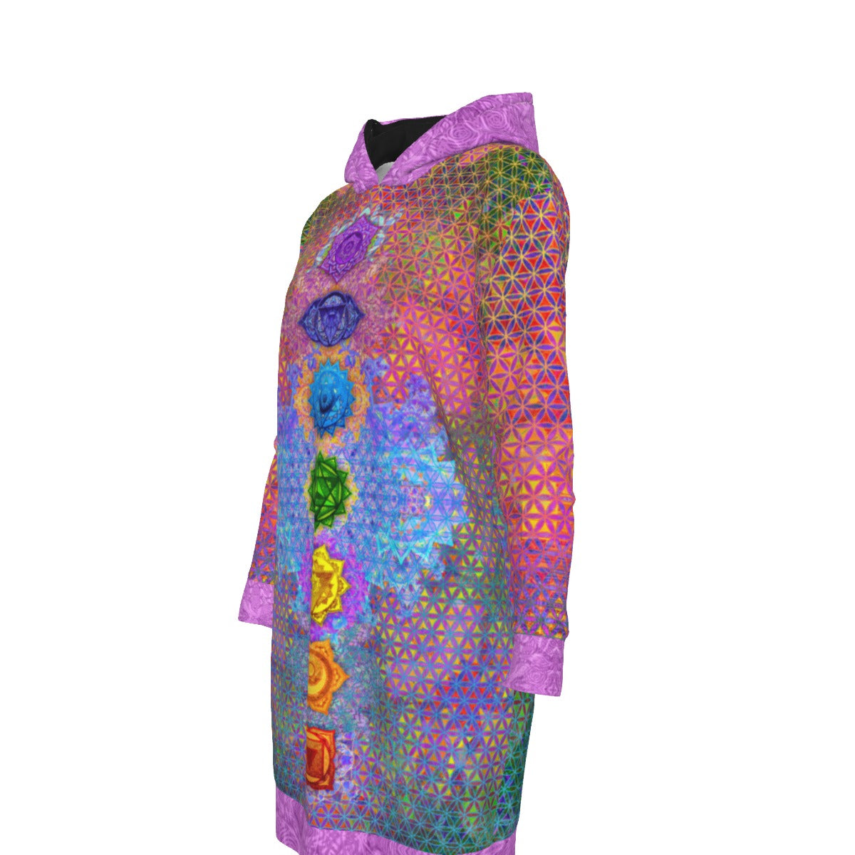 Chakra Awakening Hoodie Dress
