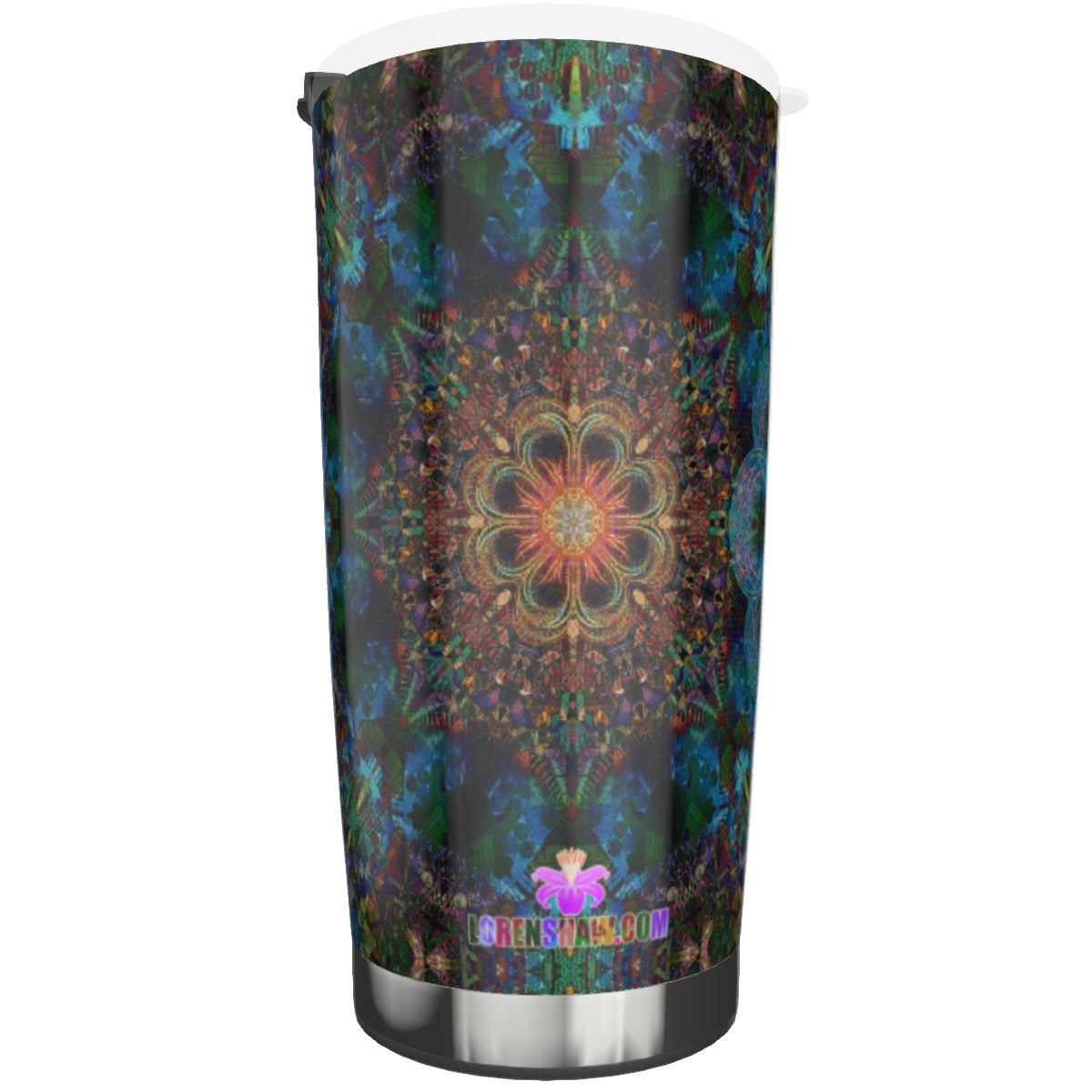Scarab Mandala Stainless Steel Tumbler 20oz