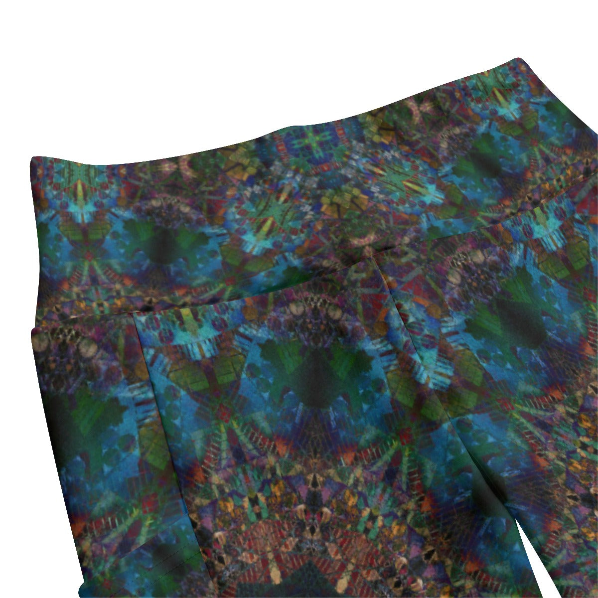 Scarab Mandala High Waist Leggings With Side Pockets
