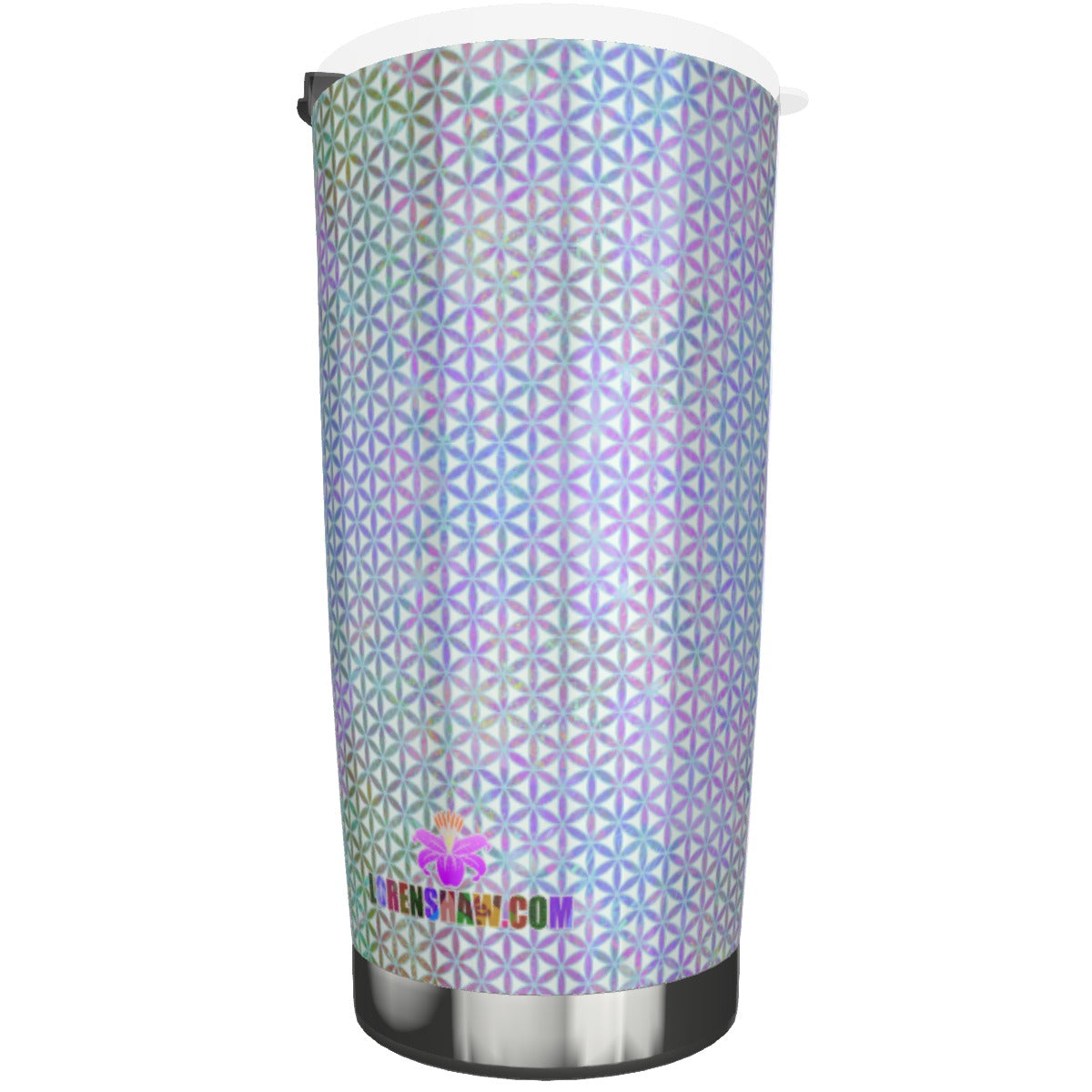 Metatrons Cube Flower of Life Stainless Steel Tumbler 20oz