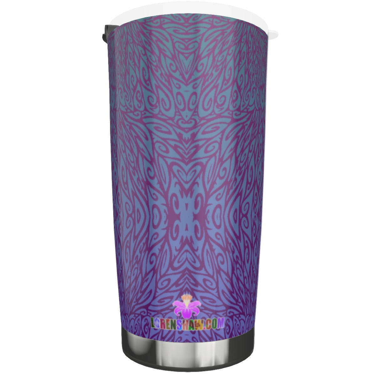 Violet Owl Stainless Steel Tumbler 20oz