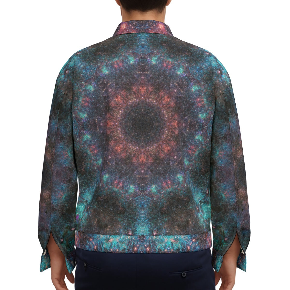 Milky Way Rising Unisex Cotton Lapel Jacket