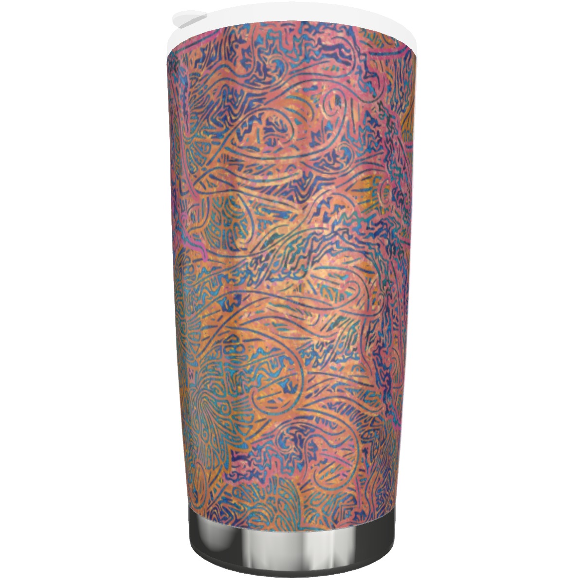 Psychedelic Jellyfish Stainless Steel Tumbler 20oz