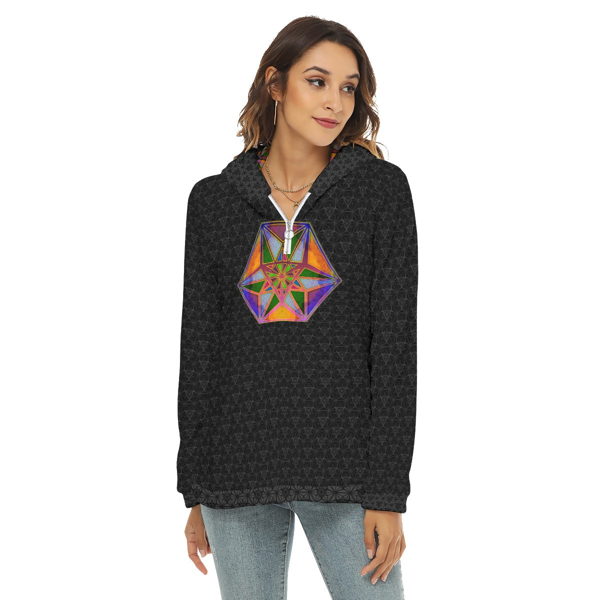 Vector Equilibrium Plush Fleece Hoodie