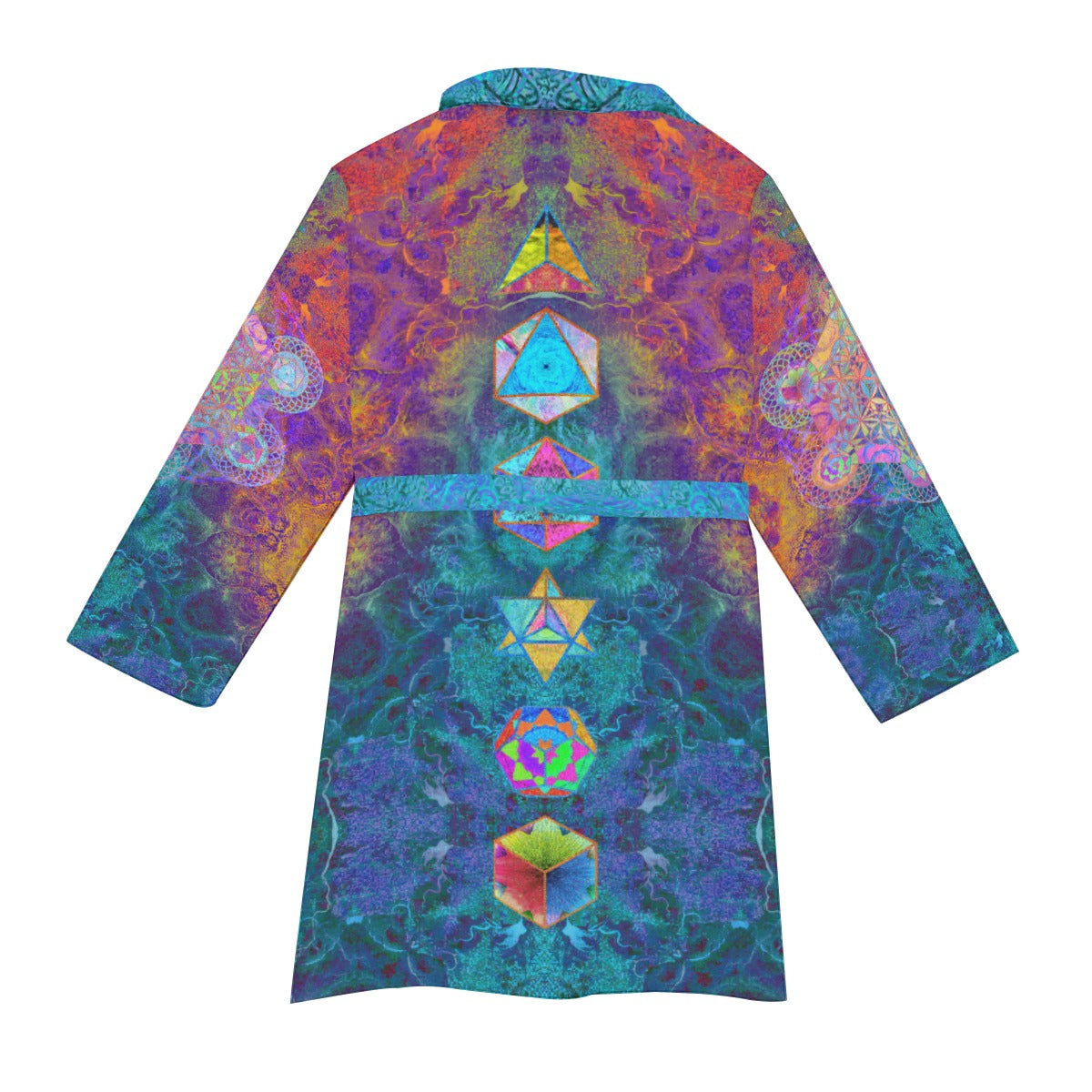 All-Over Print Men's Thicken Robe