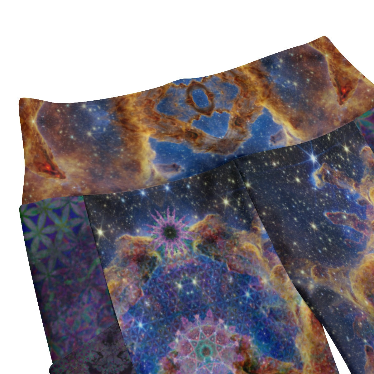 Pillars of Creation Mandala High Waist Leggings With Side Pockets
