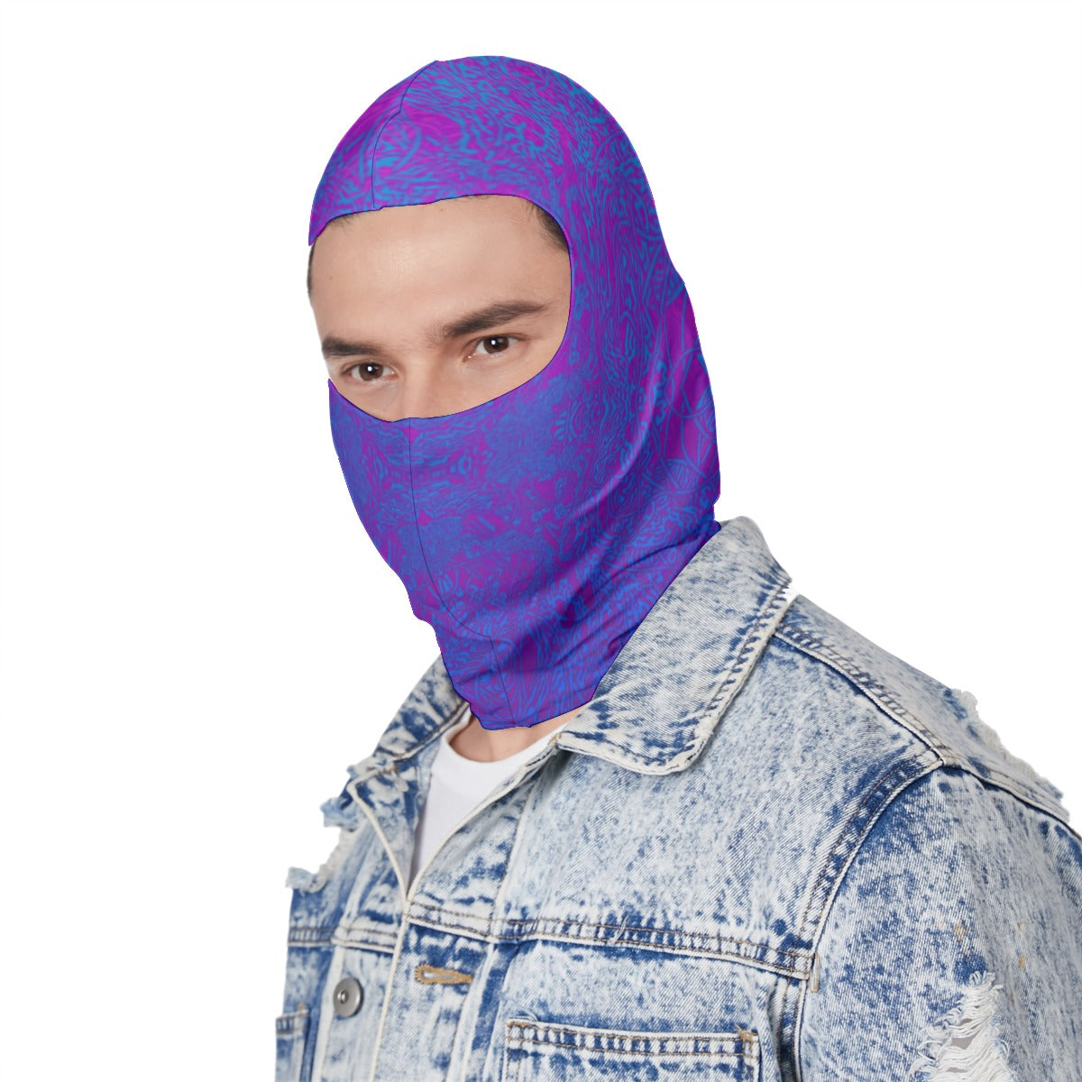 Purple Jellyfish Balaclava Face Mask