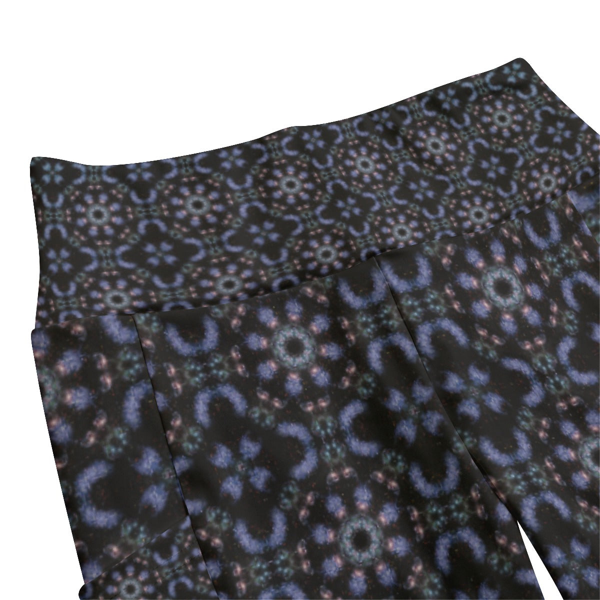 Snowflake Nebula High Waist Leggings With Side Pockets
