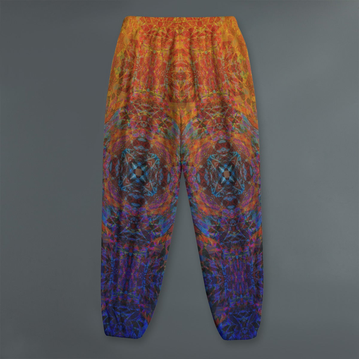 Lion Fire Mandala Plush Fleece Pants