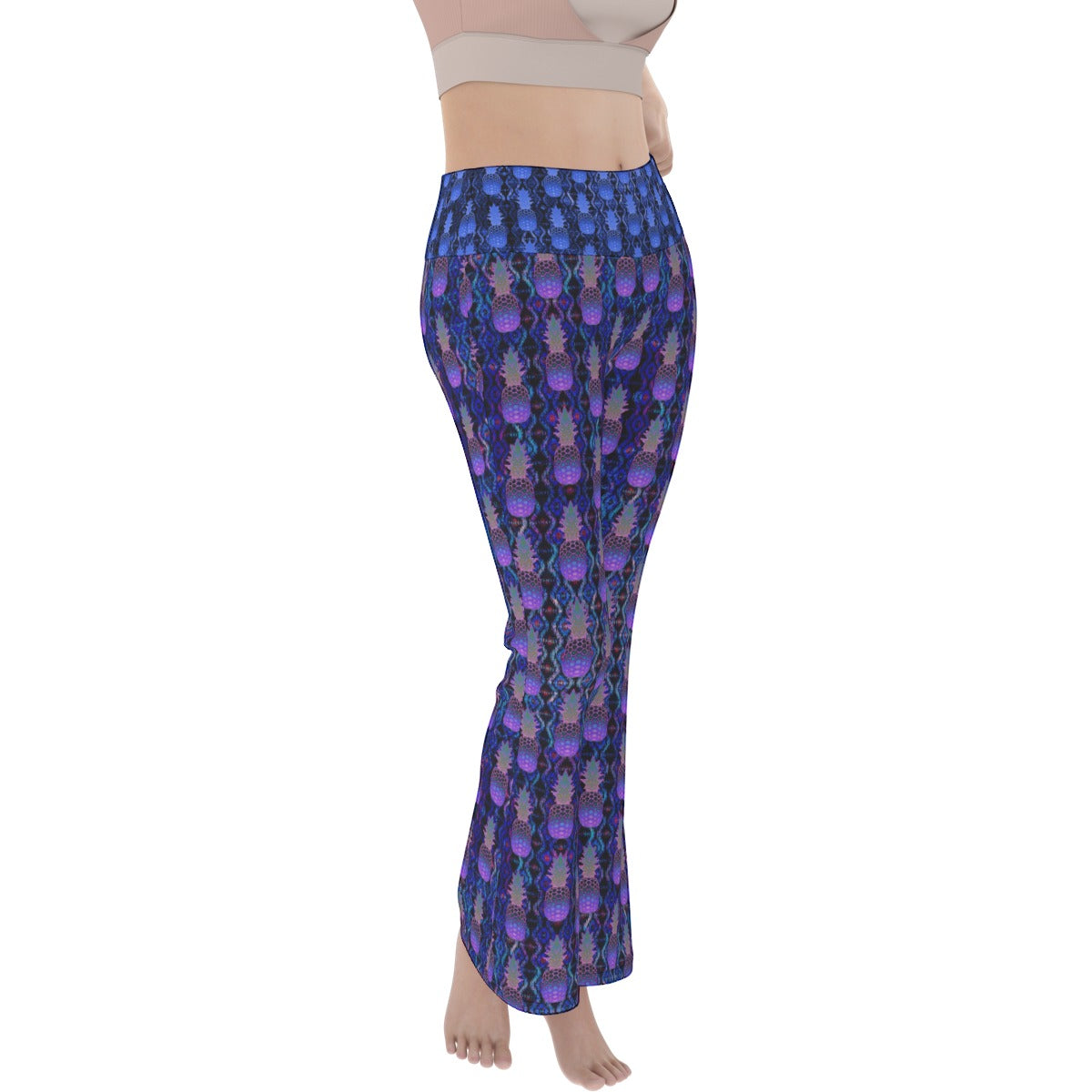 Pineapple Paradise Flare Yoga Pants