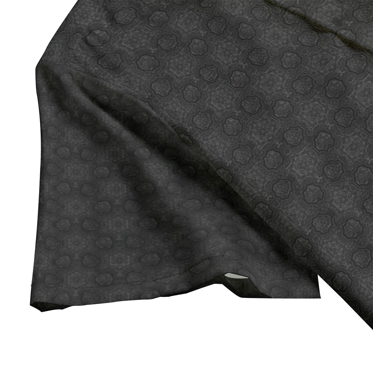 Metatrons Cube Noir Hawaiian Shirt