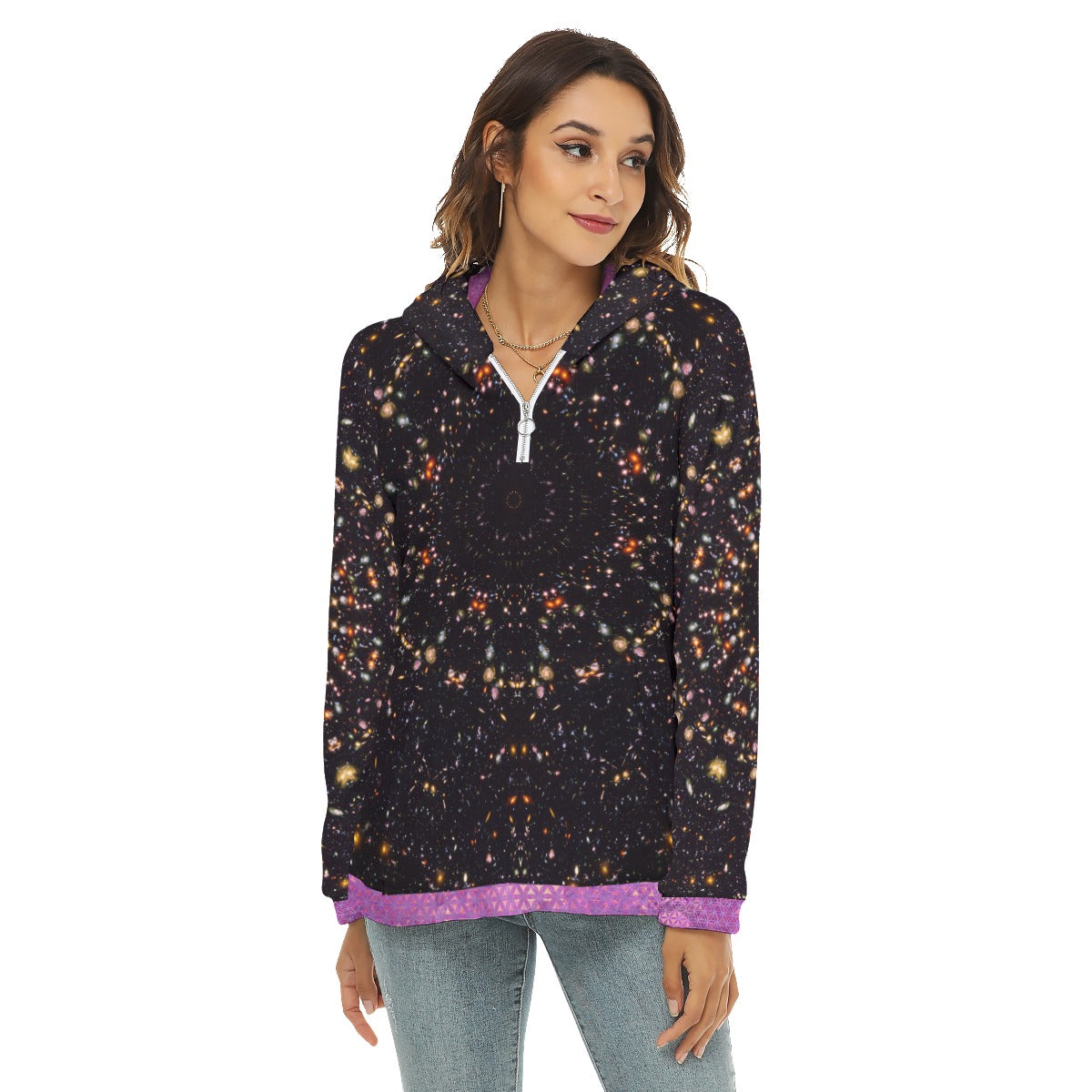 Star Gate Plush Fleece Hoodie