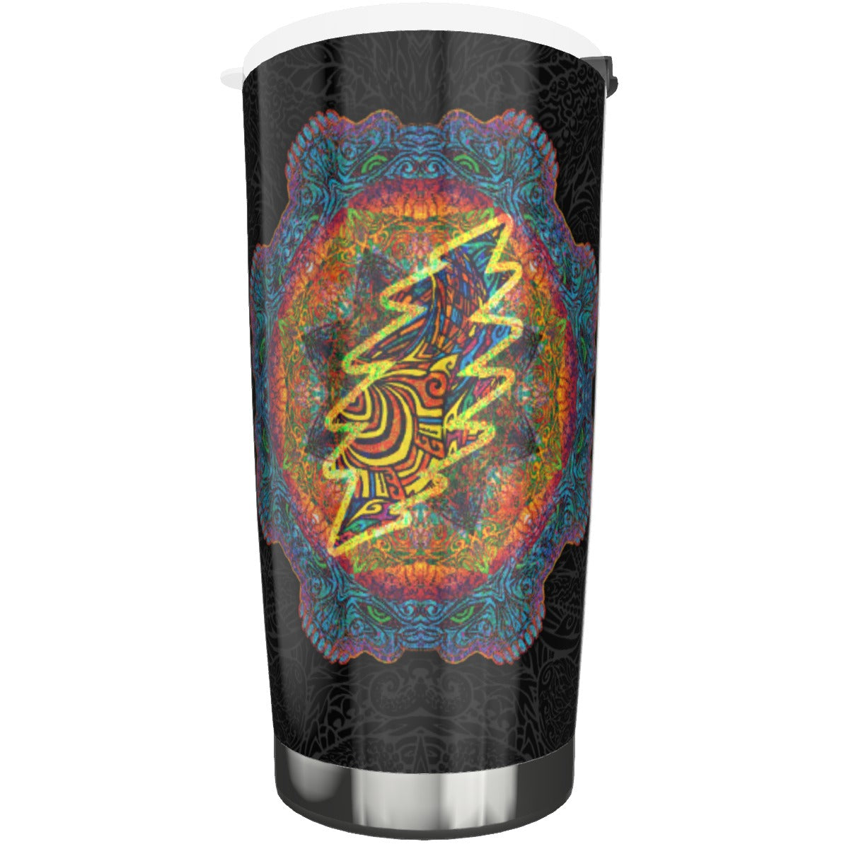 13 point Bolt Mandala Stainless Steel Tumbler 20oz