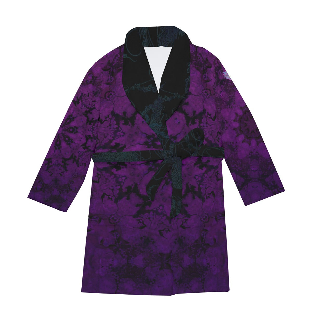 All-Over Print Men's Thicken Robe