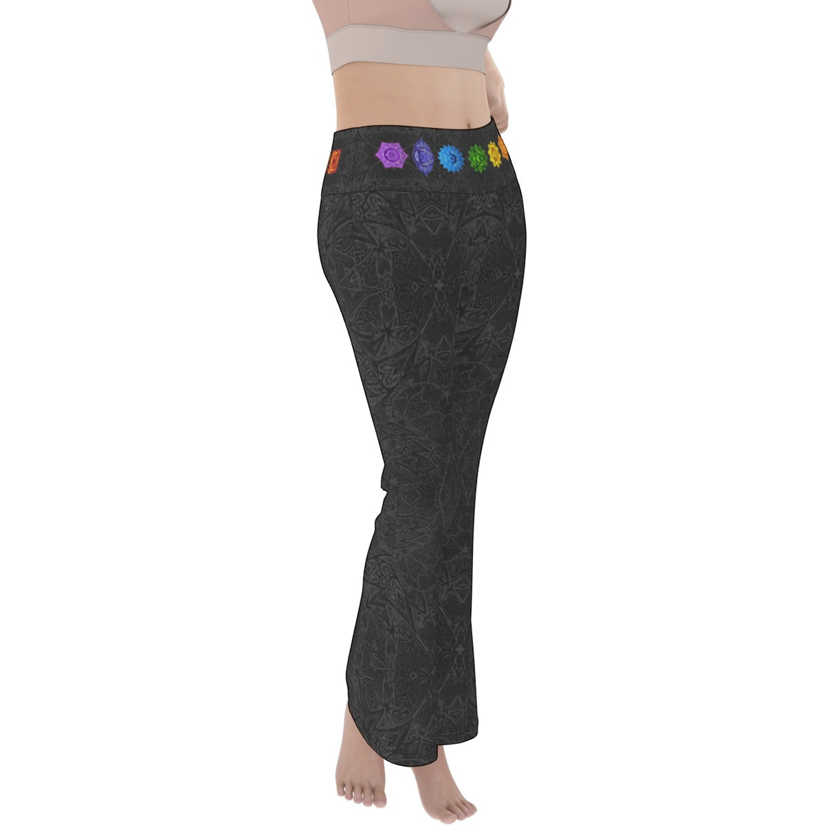 Chakra Belt Flare Yoga Pants