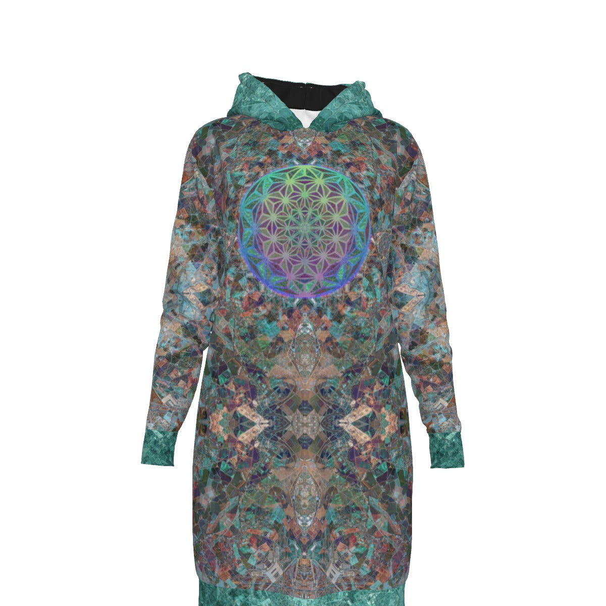 Seville Mandala Hoodie Dress