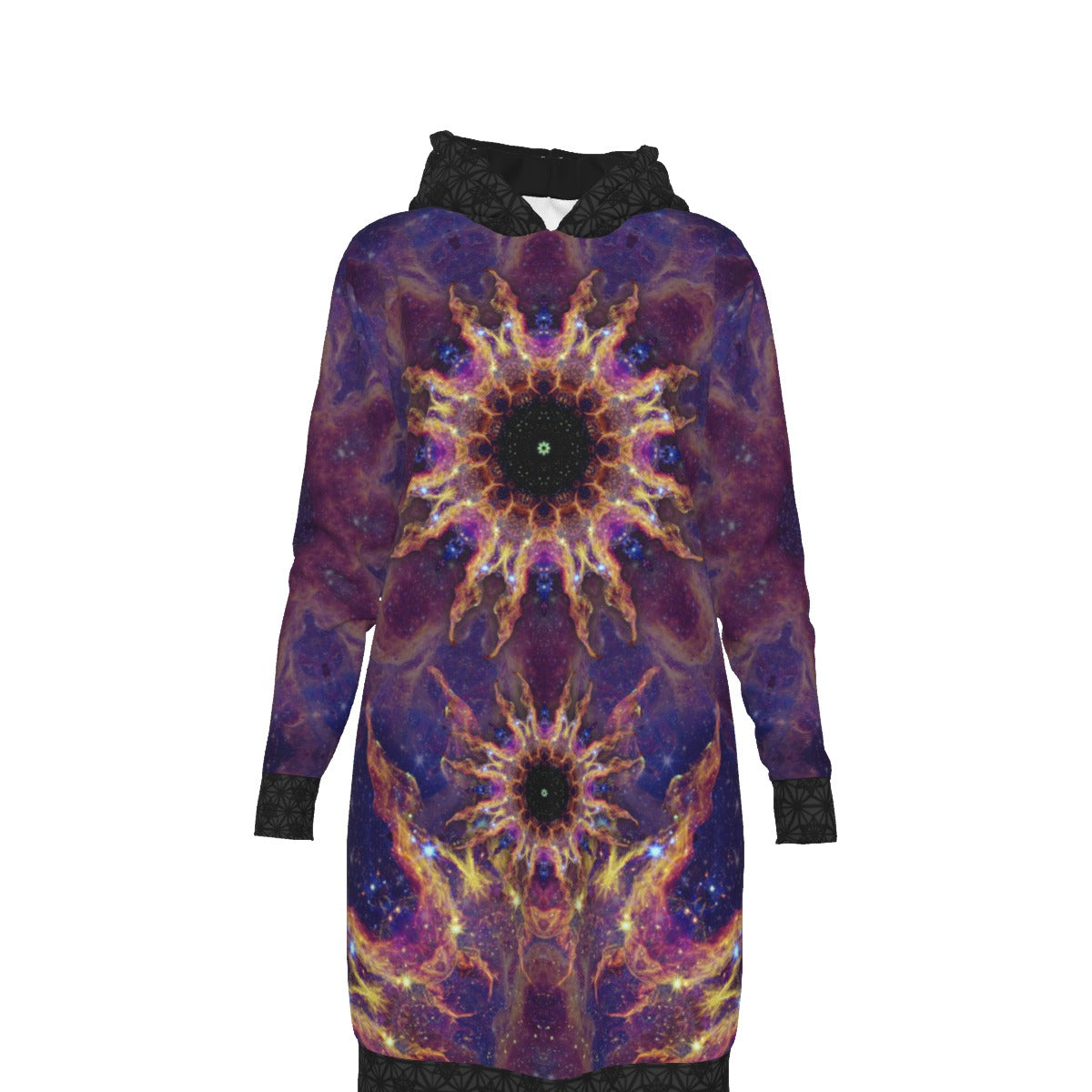 Star Fire Hoodie Dress