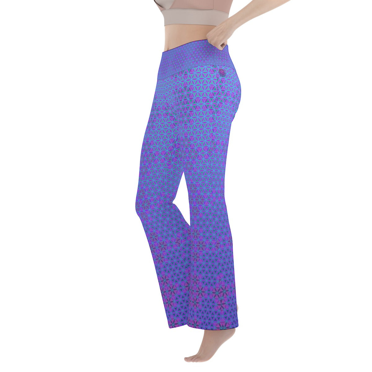 Flower of Life Flare Yoga Pants