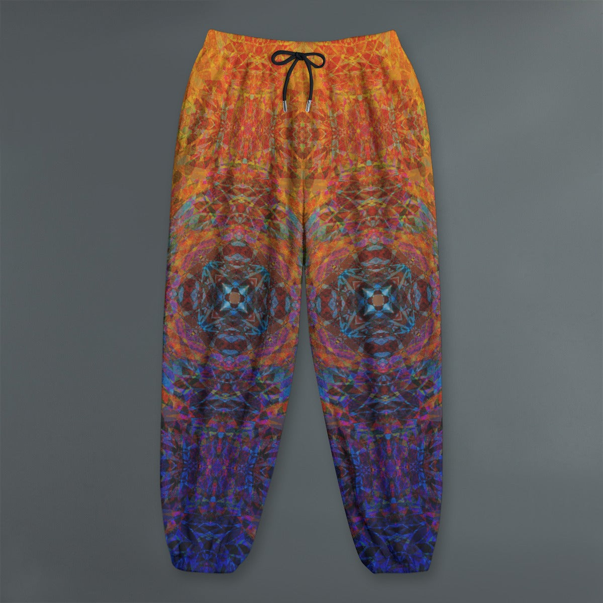 Lion Fire Mandala Plush Fleece Pants