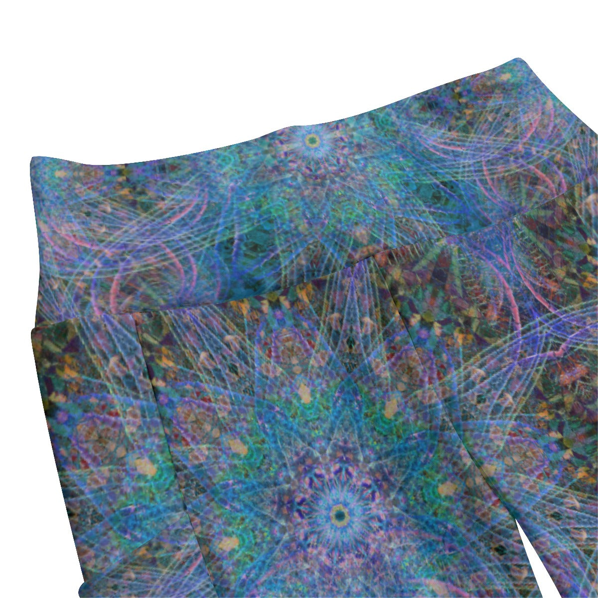 Blue Steel High Waist Leggings With Side Pockets