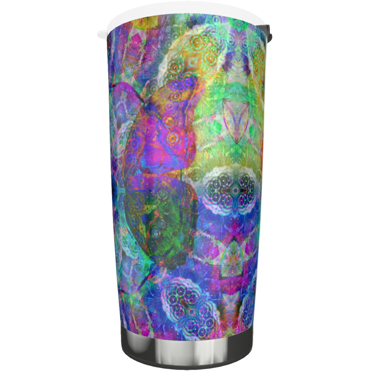 Butterfly Mandala Stainless Steel Tumbler 20oz