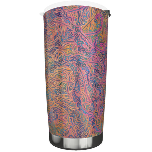 Psychedelic Jellyfish Stainless Steel Tumbler 20oz