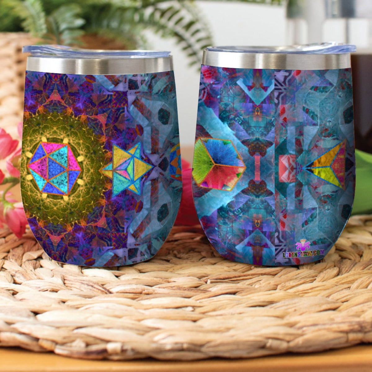 Platonic Solids Stainless Steel Cup Wine Tumbler