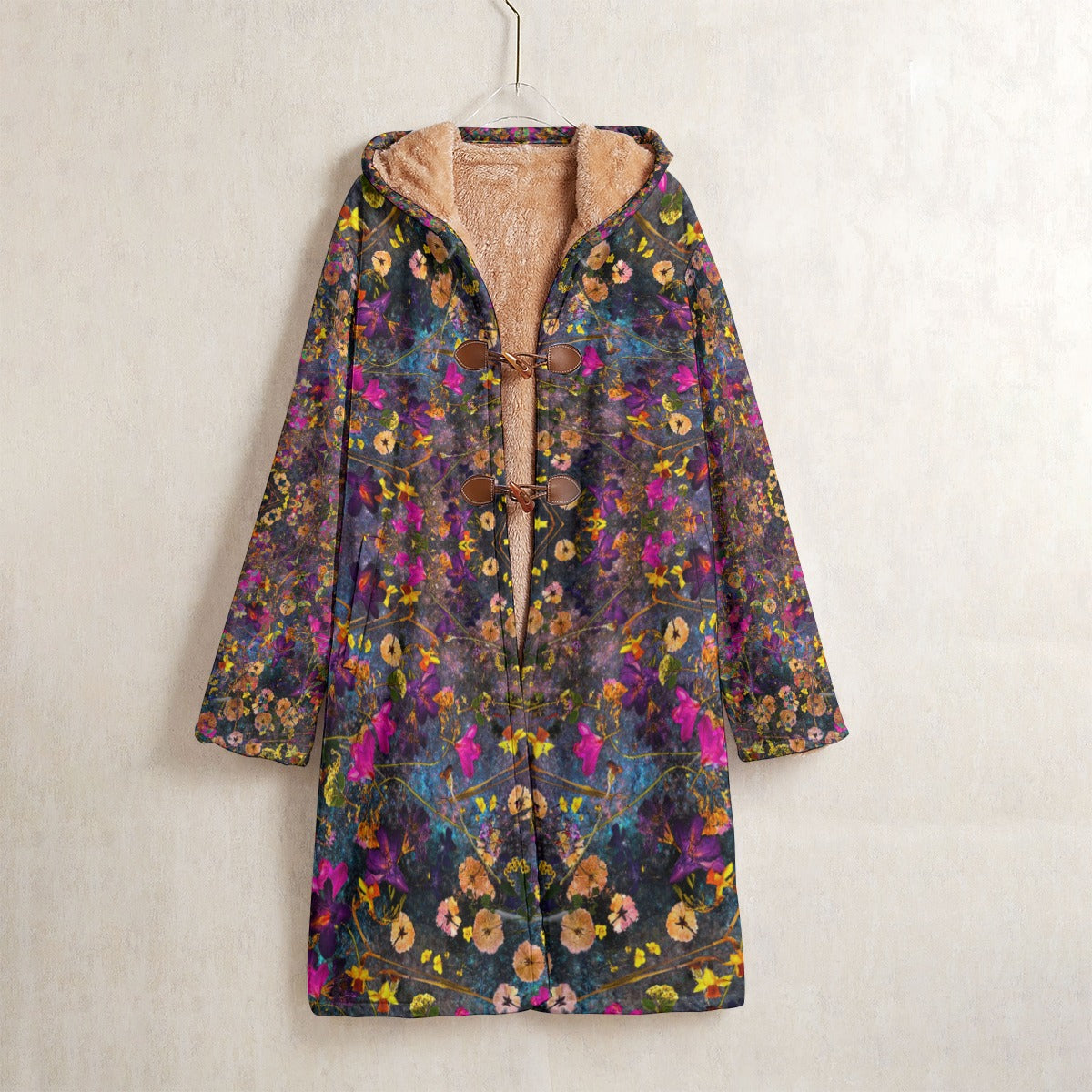 Magenta Flower Space Festival Cloak