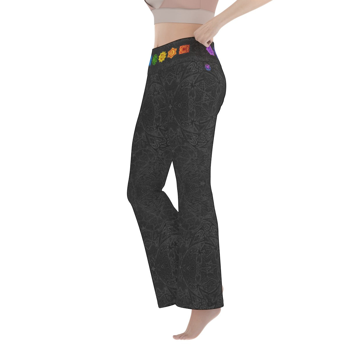 Chakra Belt Flare Yoga Pants