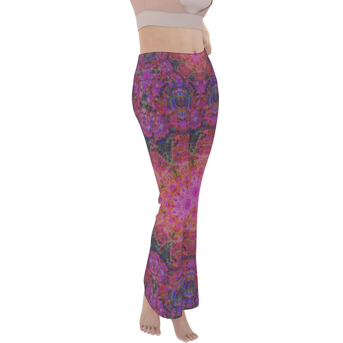 Travelling Waves Flare Yoga Pants