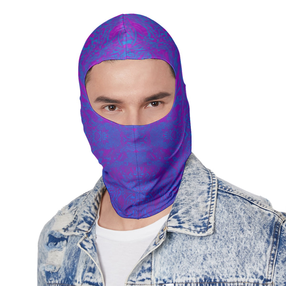 Purple Jellyfish Balaclava Face Mask