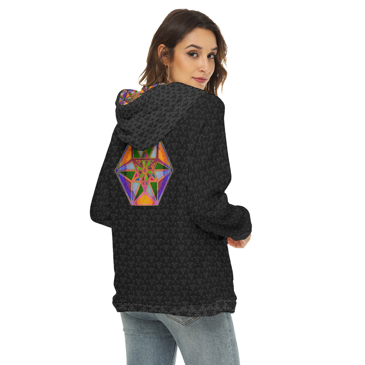 Vector Equilibrium Plush Fleece Hoodie