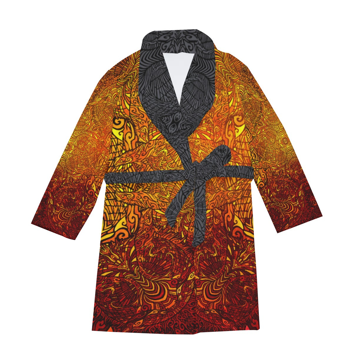 Dragon Stone Plush Fleece Robe