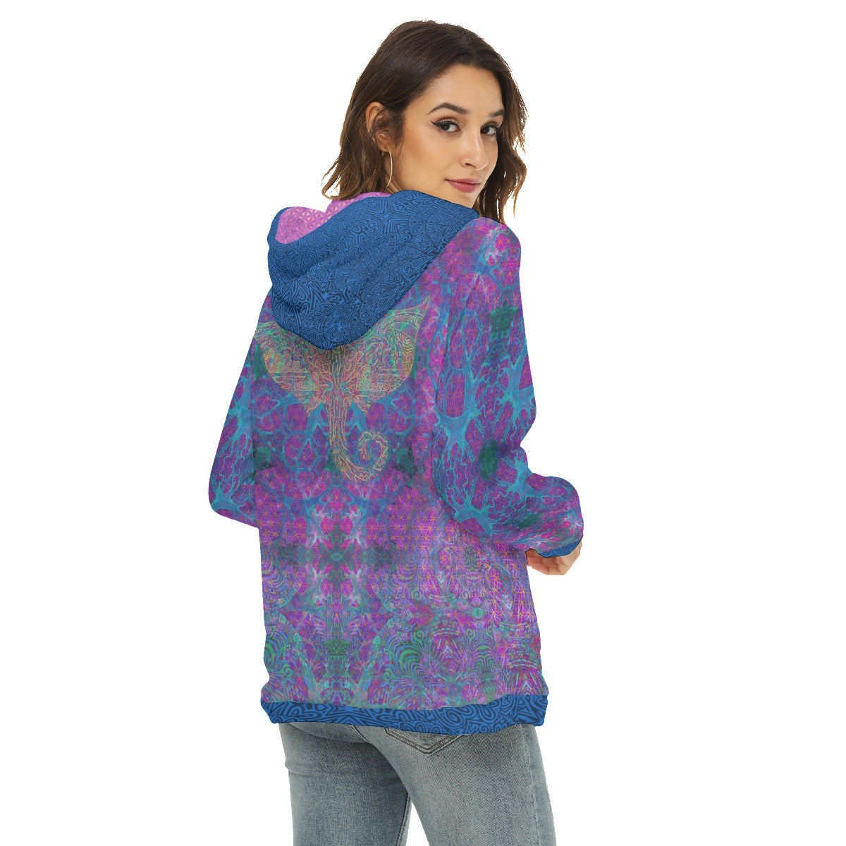 Eugene Elephant Plush Fleece Hoodie