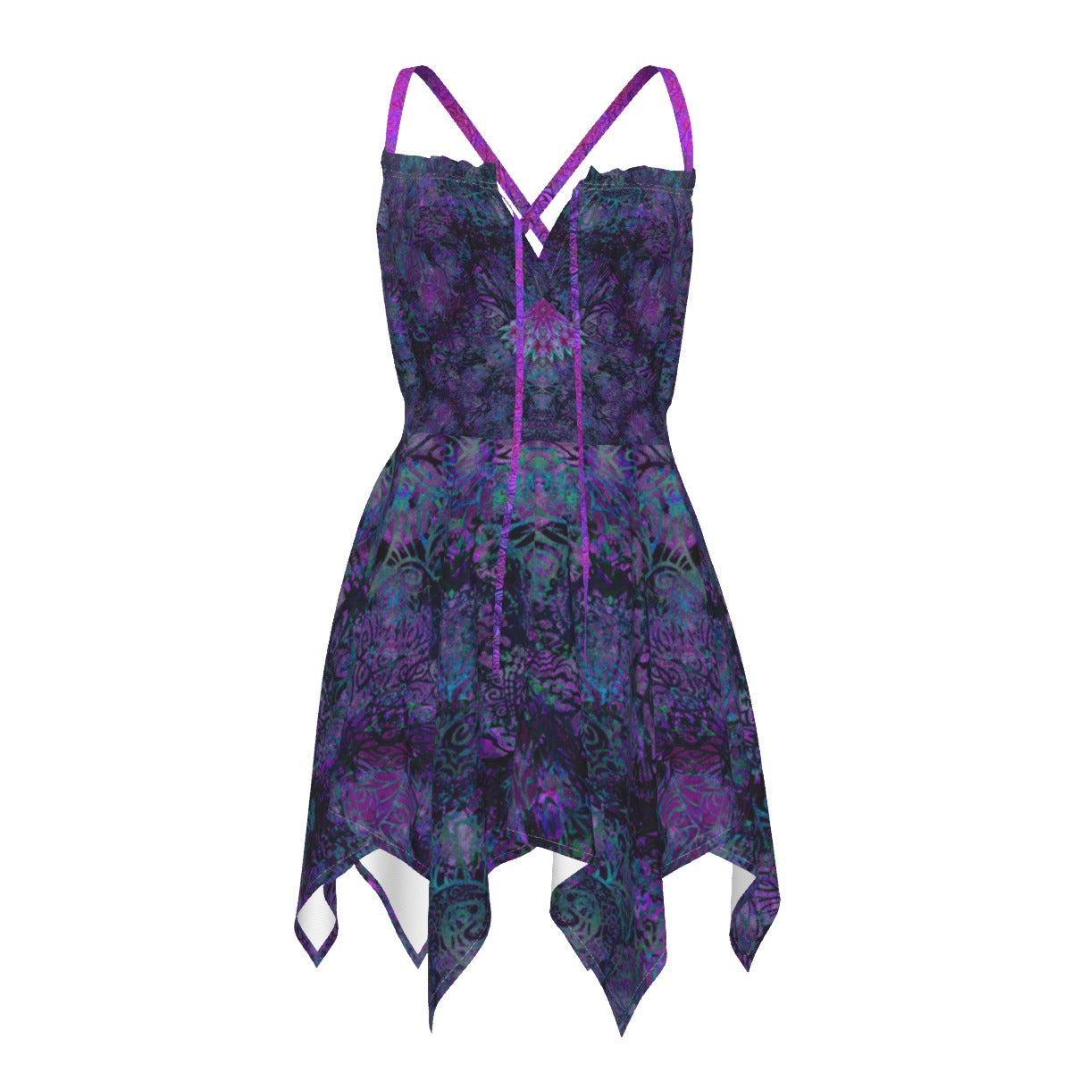 Purple Octopus 6 point Dress