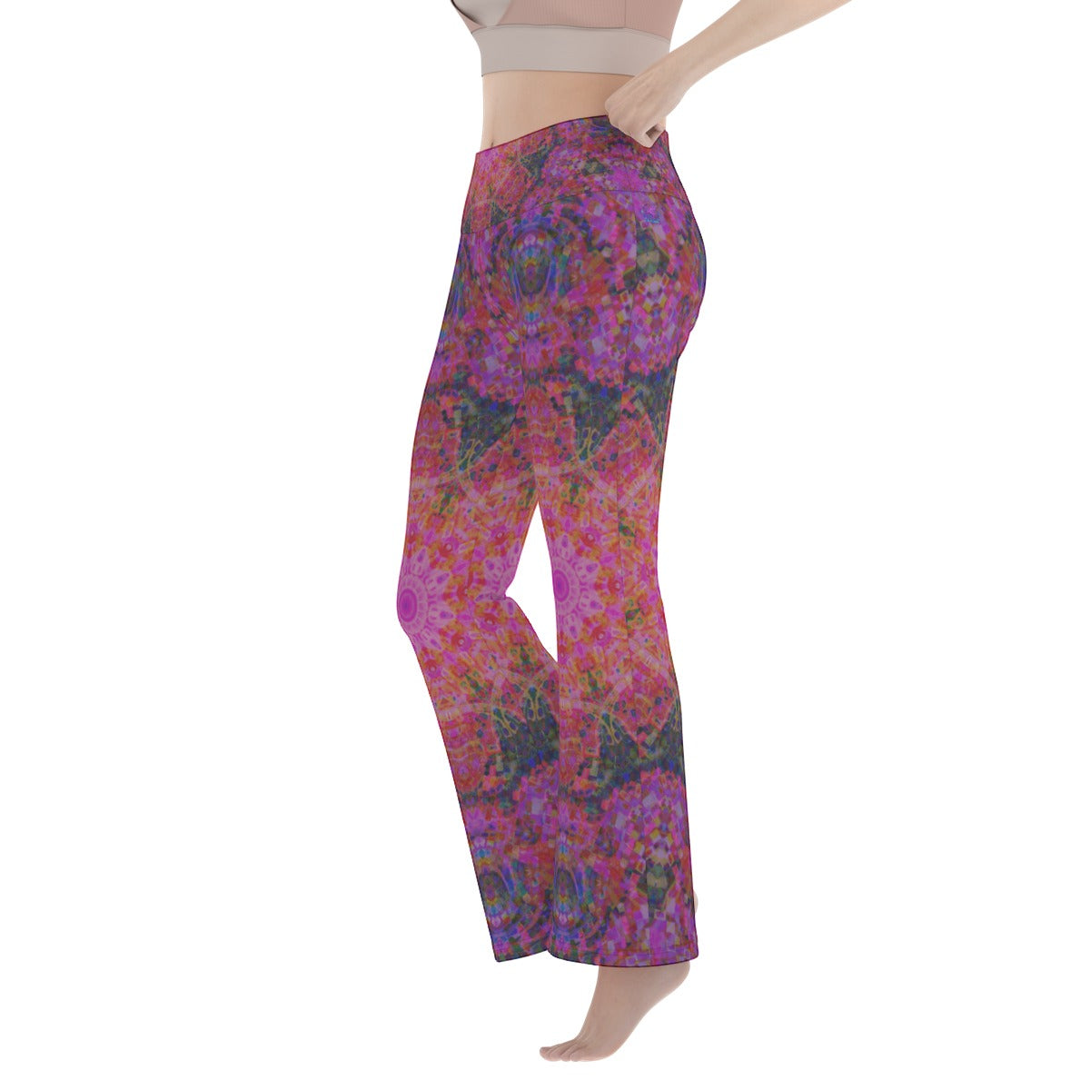 Travelling Waves Flare Yoga Pants