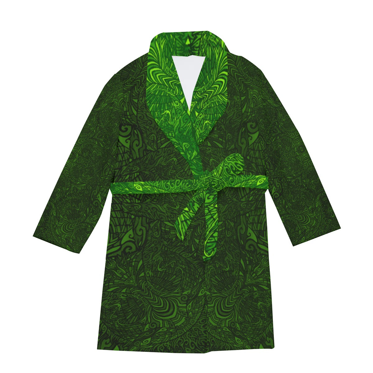 All-Over Print Men's Thicken Robe