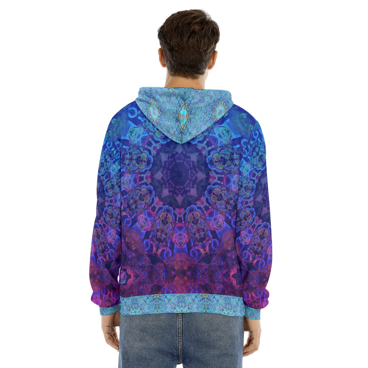 Water Bender Monkey Crushed Velvet Hoodie
