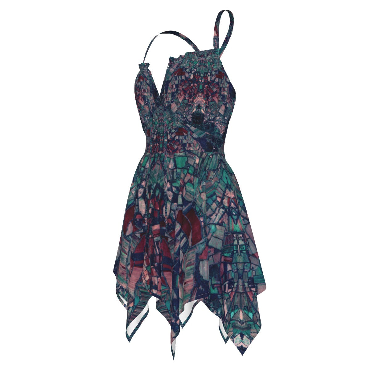 Bacanda Teal Fairy 6 point Dress