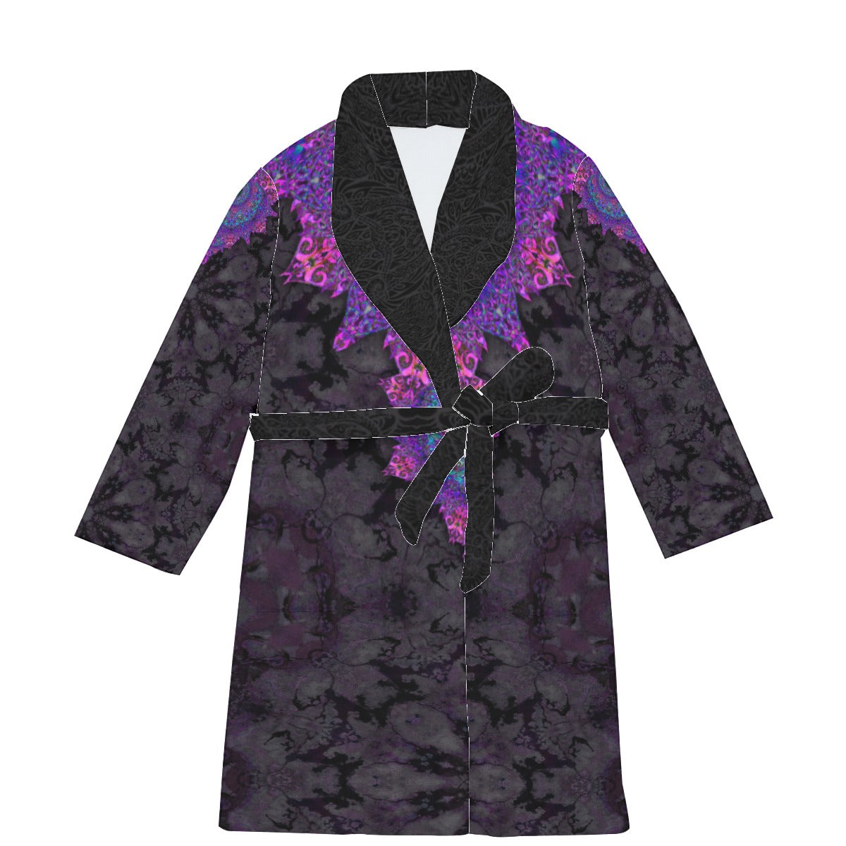 Sea Flower Drop Plush Fleece Robe