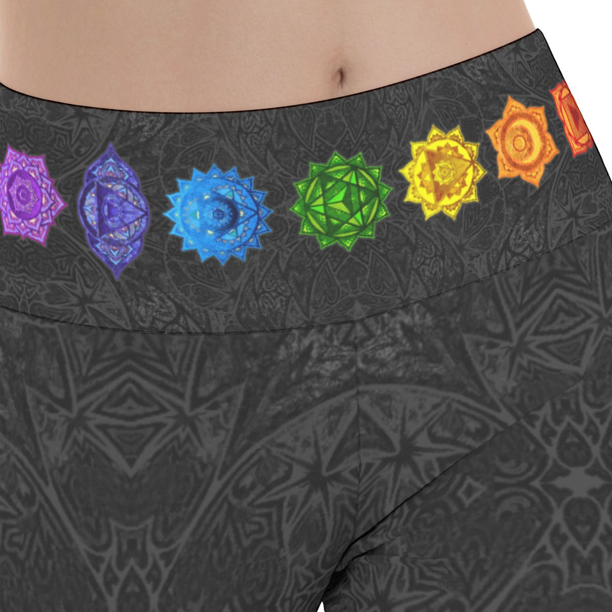 Chakra Belt Flare Yoga Pants