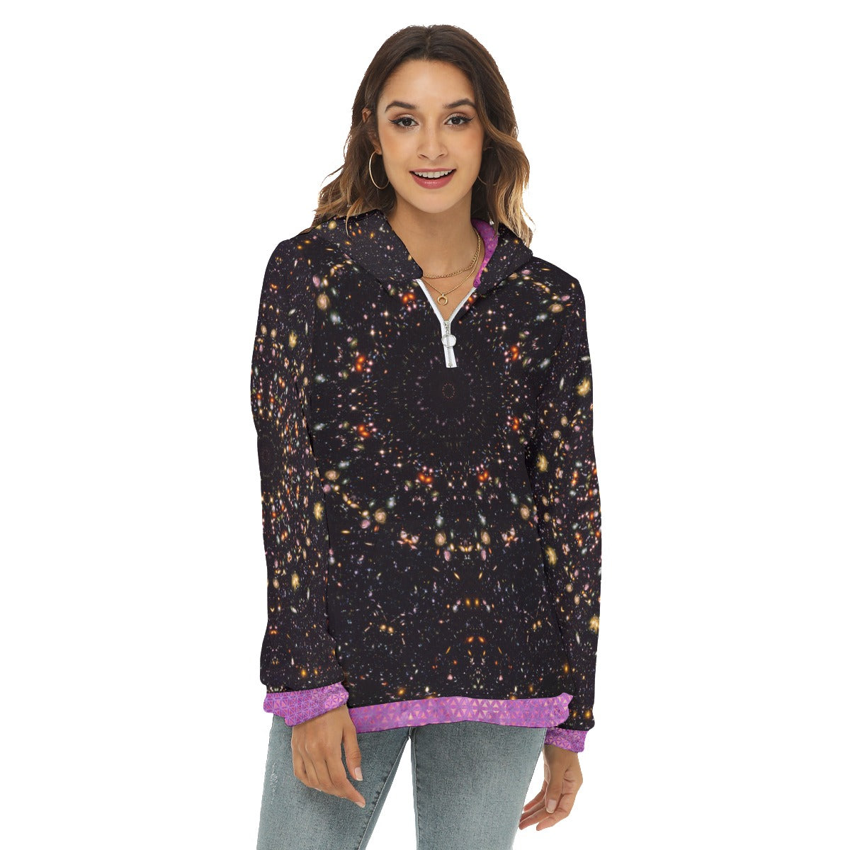 Star Gate Plush Fleece Hoodie