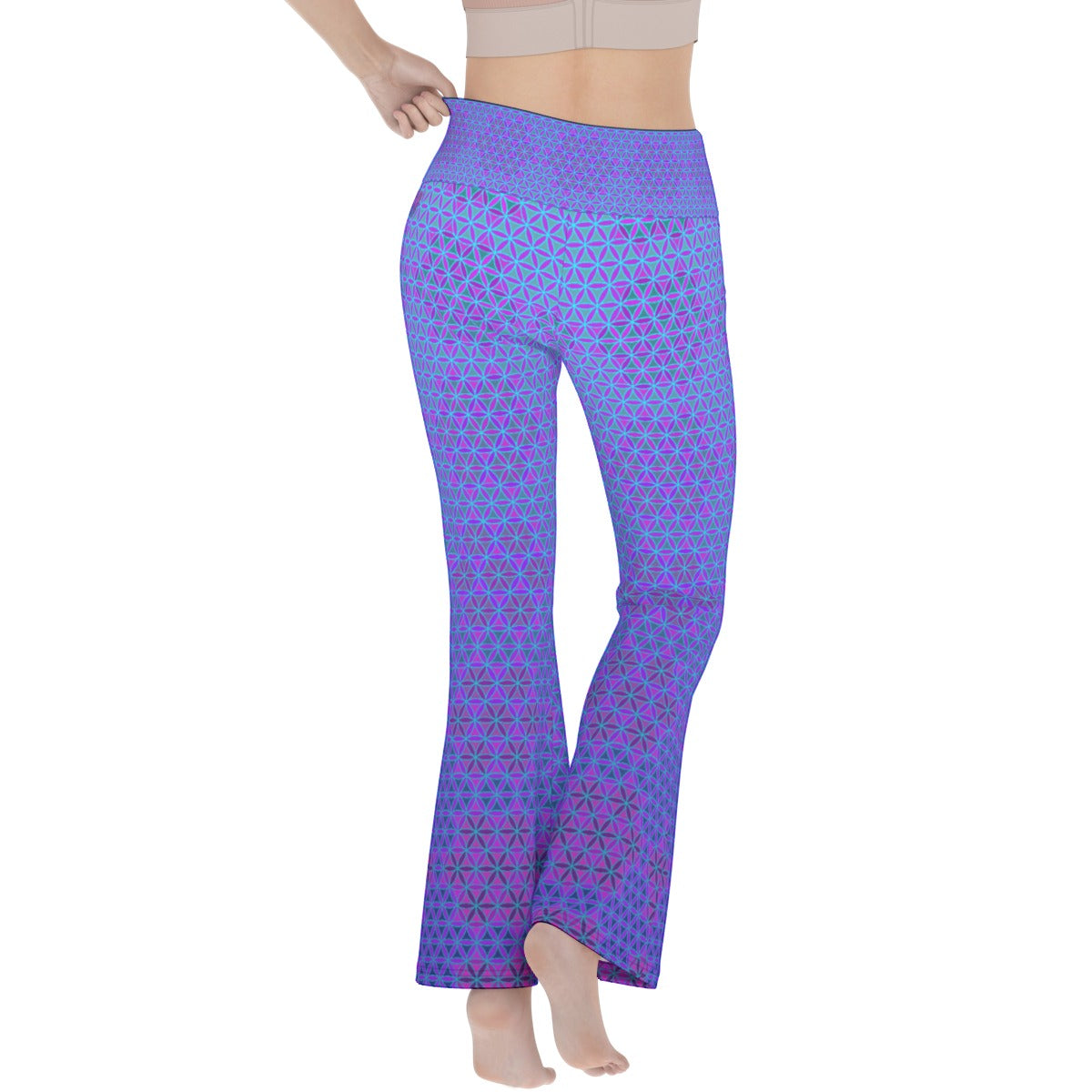 Flower of Life Flare Yoga Pants