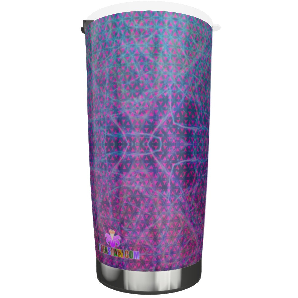 Electric Flower of Life Stainless Steel Tumbler 20oz