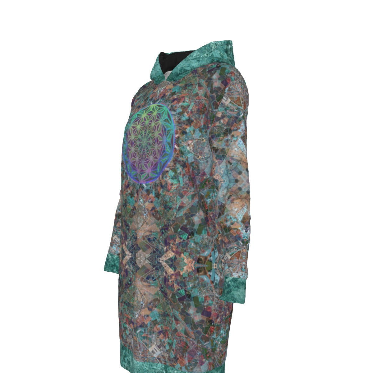 Seville Mandala Hoodie Dress