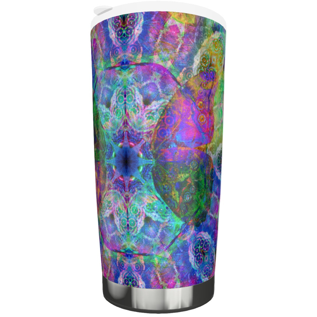 Butterfly Mandala Stainless Steel Tumbler 20oz