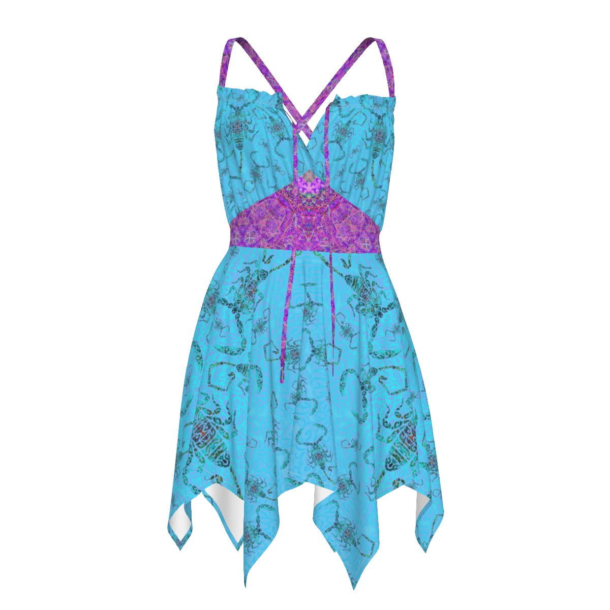 Purple Scorpion 6 point Dress