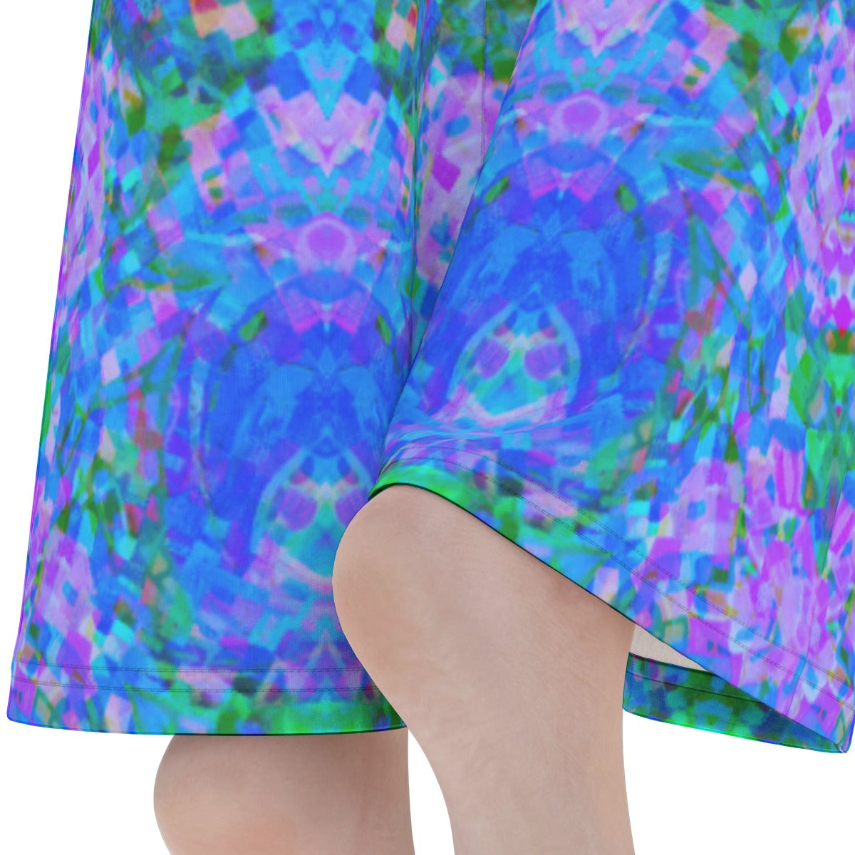 Blue Waves Flare Yoga Pants