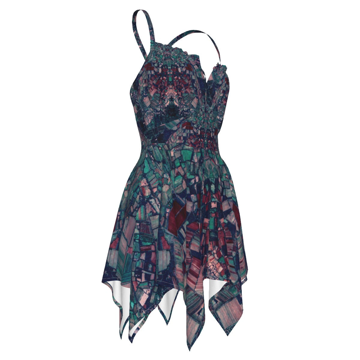 Bacanda Teal Fairy 6 point Dress
